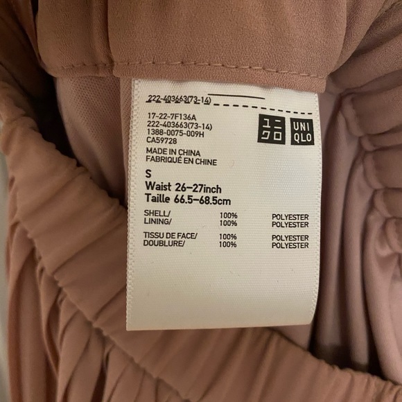 Dusty Rose Pleated Skirt - Picture 2 of 3